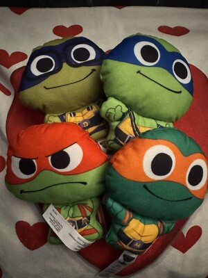 Nickelodeon Teenage Mutant Ninja Turtles Mutant Mayhem Mini Plushies Collection 