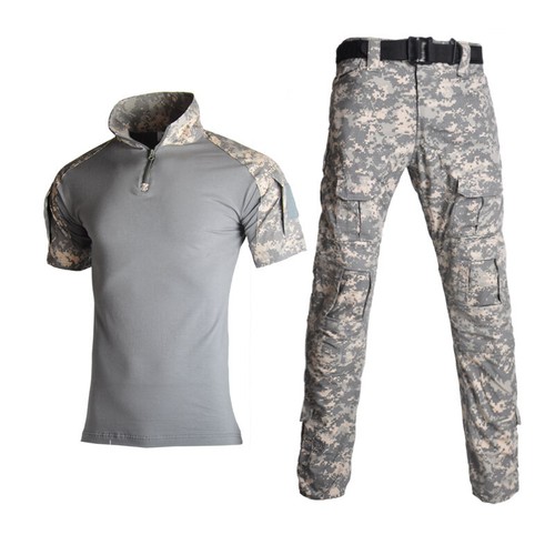 Mens Tactical Combat Suit Army Soldier Military Uniform Outdoor Hiking Work Suit - Picture 87 of 91