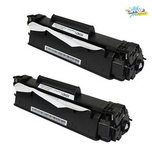 Paquete de 2 cartuchos de tóner CB435A BK para HP 35A LaserJet P1004 P1005 P1006 P1009