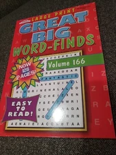 KAPPA LARGE PRINT Great Big Word- Finds (Vol. 166) - FUN GREAT EASY