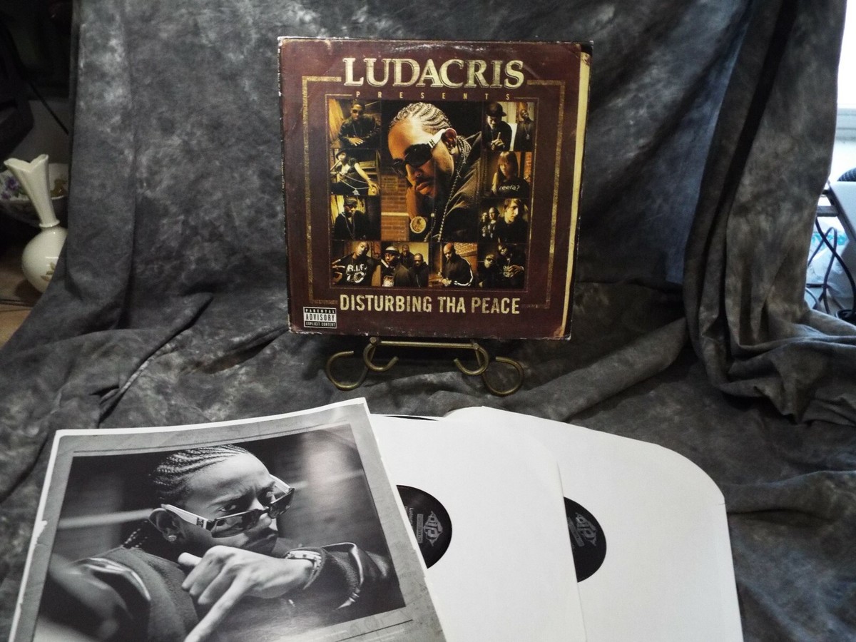 Ludacris and DTP Disturbing Tha Peace 2005 PRESS hip-hop LP VINYL