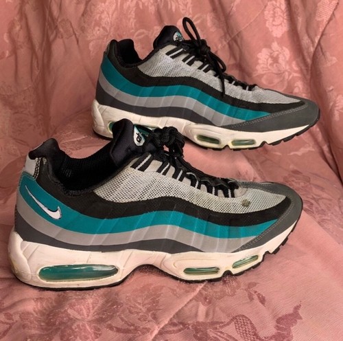 Nike Air Max 95 de agua dulce gris/negro/azul Zapatillas De Hombre Talla 10  para Hombre Sin Coser | eBay