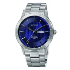 J. Springs by Seiko Instruments Inc. Day Date Mens Watch Sapphire Crystal BBJ012