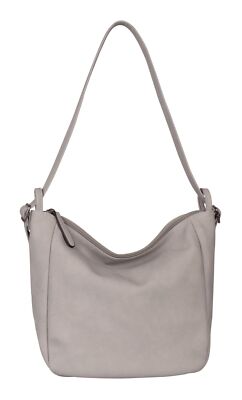 TOM TAILOR Belina Hobo Bag / Backpack Schultertasche Tasche Light Grey