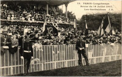 CPA AK Paris - Longchamps Revue du 14 Julliet 1907 (80329)