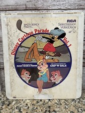 CED Video Disc Disney Cartoon Parade Vol. 1 RCA SelectaVision Vintage