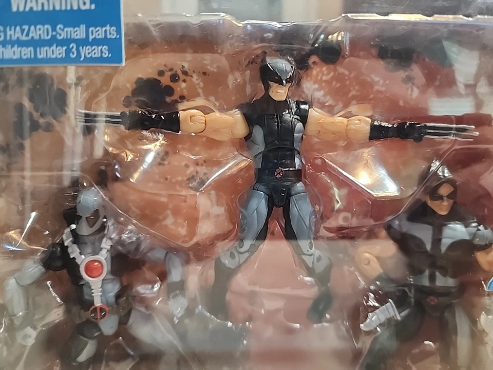 Hasbro Marvel Universe X-FORCE Deadpool Wolverine Warpath MISB - Image 2 of 4