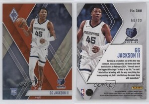 2023-24 Panini Phoenix Rookies Orange /99 GG Jackson II #266 Rookie RC