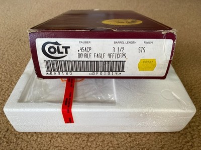 VINTAGE COLT DOUBLE EAGLE OFFICERS BOX