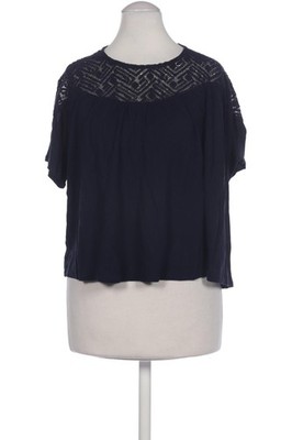 MANGO T-Shirt Damen Shirt Kurzärmliges Oberteil Gr. S Marineblau #9d14hkm