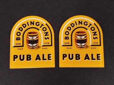 Brauerei Emblem Schild Zapfhahnschild - BODDINGTONS - PUB ALE - Bierfass Bienen