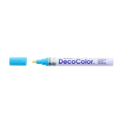 Uchida Color Broad Marker Bulk Light Blue Plastic 51 inches 5 Functional Deco