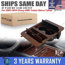 Console Cup Holder Dark Woodgrain For Chevy Avalanche 11-13 Gmc Yukon 2009-2014