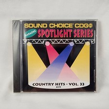 Sound Choice 8179 Country Hits Vol 33 CDG Karaoke CD New Sealed