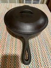 Lodge # 8 Chicken Fryer Vintage Cast Iron Skillet Heat Ring Basting Lid Restored