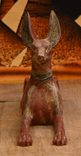 Rare Ancient Egyptian Pharaonic Antiques Anubis God of Death Statue Egypt BC