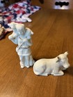 10-Piece Vintage Ceramic Hand-Painted Nativity Set Figurines — photo 2