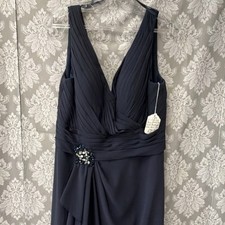 Modern Maids Collection Navy Sleeveless Bridesmaid Size 16 Style 2486 Lot 12