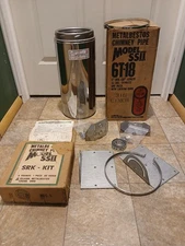 NEW Selkirk 6" Chimney Pipe Roof Support Kit PACKAGE - Model SS 2, 6T-18 ,103HT