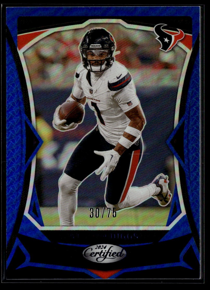 2024 Panini Certified #89 Stefon Diggs Mirror Blue #/75