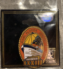 Super Bowl XXXIII Denver Broncos vs Atlanta Falcons NFL Football Collectable Pin