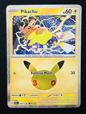 Pokémon Card- Pikachu 030/128-HOLO- ITA-MINT - 30th Anniversary