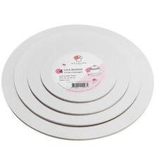 Wenburg Tortenplatte 4er Set 15 20 25 30 cm Tortenunterlage Cake Board rund