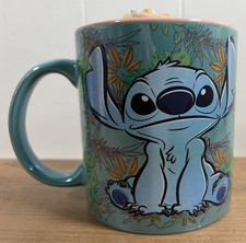 Disney Lilo Stitch Tropical Pattern Pearlescent 20oz. Ceramic Mug NEW