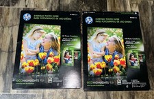HP Everyday 50 sheet Letter 8.5 x 11-Inch Glossy Photo Paper - Lot of 2