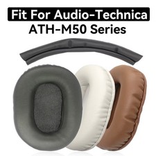 Premium Ear Pads for Audio-Technica M-Series/High-Density Memory Foam Repair Kit