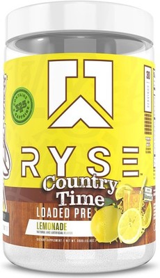 RYSE Core Loaded PreWorkout Powder Country Time Lemonade 11/26 Pack of 2
