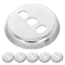6 Pcs Towel Bar Base Gasket Fastening Screws for Mounting Bracket Plate