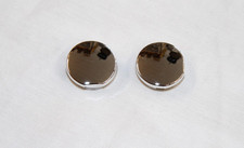 2x Fahrrad Tretlager Kurbel Abdeckung Kappen Silber