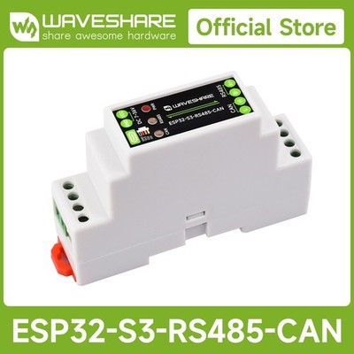 Waveshare Industrial ESP32-S3 Control Board With RS485 And CAN Interfaces Wi-Fi