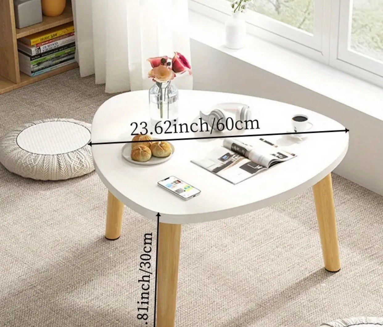 Rustic Farmhouse Kids Table with Natural Wood Finish