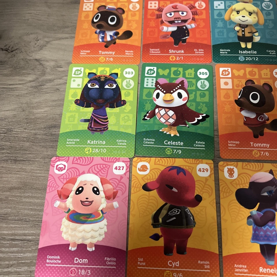 lot de  31. cartes animal crossing - Photo 3/4
