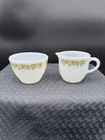 Vintage Corning/Pyrex Spring Blossom Milk Glass Sugar & Creamer