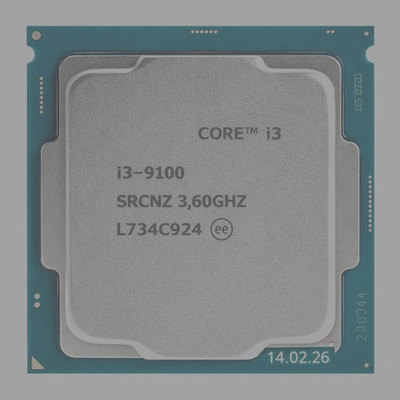 Intel Core i3-9100  4 x 3.60GHz / 6MB /LGA 1151 / 8GT/s  Quad-Core Prozessor