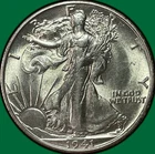 1941-S Walking Liberty Half Dollar Uncirculated UNC Coin #36688