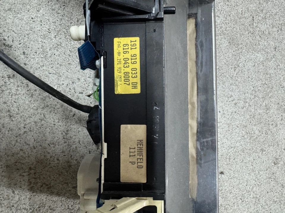 VW GOLF 2 16 V Tacho MFA Alte ZE 191 919 033 DH 260 Km Kombiinstrument - Bild 4 von 4