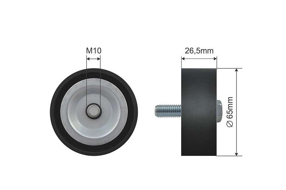 V-belt pulley RNK-PL-029 NTY for LAND ROVER CHEVROLET OPEL - Image 3