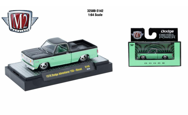 M2 Machines AutoThentics Rel S142 1:64 1978 Dodge Adventurer 150