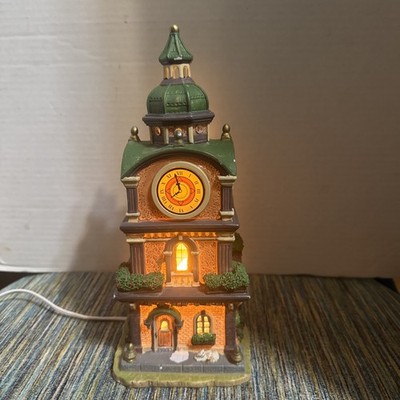 Lemax Caddington Village Clock Tower # 65397 - Retired Works Missing boots