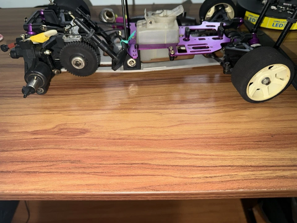 Mugen K2x-495 Nitro CHASSIS Rc Car Novarossi Hpi Traxxas Lrp RC - Image 4 of 4