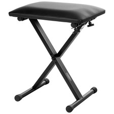 Panchina Piano Economica, Altezza 45 - 50 Cm, Capacità Di Carico 100Kg, Nera - A