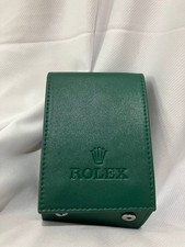 Authentic Rolex Leather Watch Travel Pouch   Service Center Premium Case   NWT
