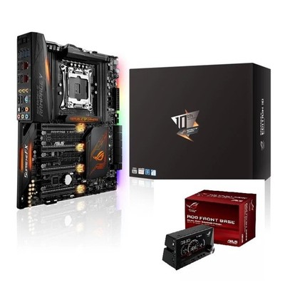 ASUS RAMPAGE V EDITION 10 +  Front Base Dual Bay Gaming Panel Controller