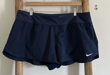 NIKE Women's Solid Element Swimming Swim Boardshorts -Midnight Navy SIZE: XL