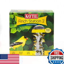 Kaytee Wild Bird Finch Station 2 Soft Mesh Sock Feeder Includes Yellow 4 Socks