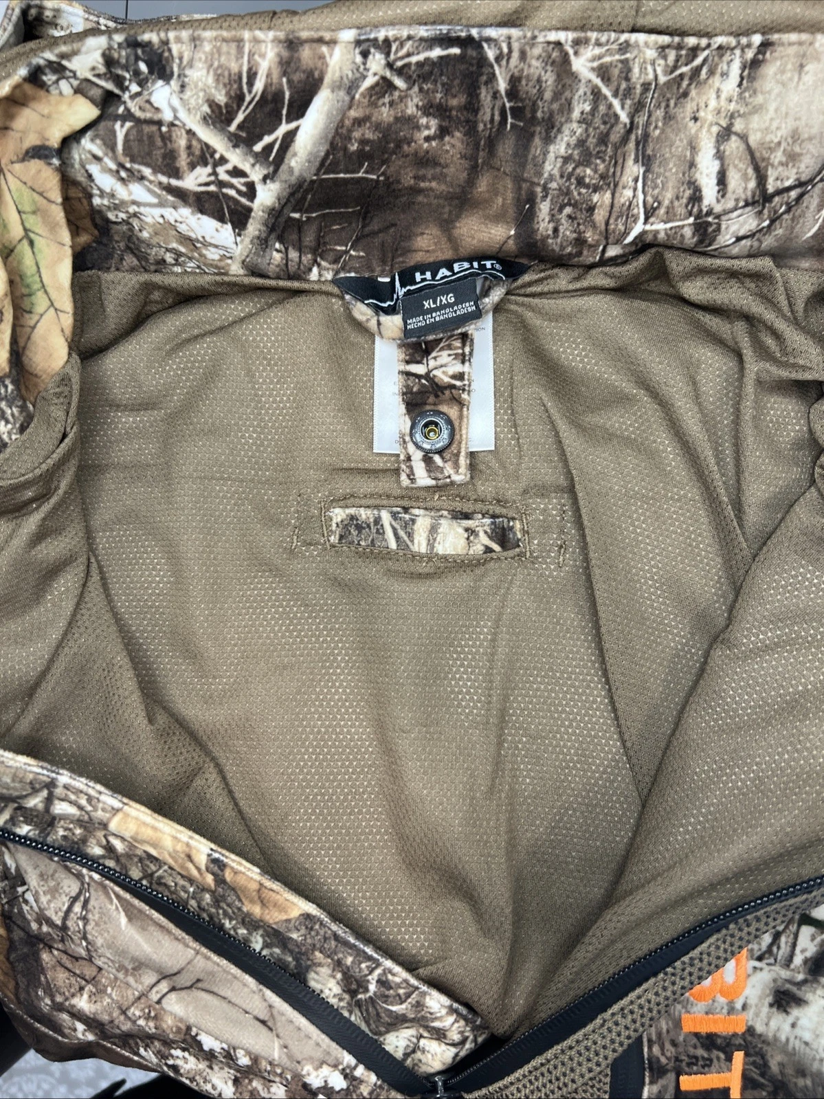NWT Habit Ripley Trail Waterproof Hunting Jacket XL Realtree Camo Scent Factor image 12